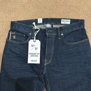 Todd Snyder Straight Fit selvedge stretch denim 30x30 NWT